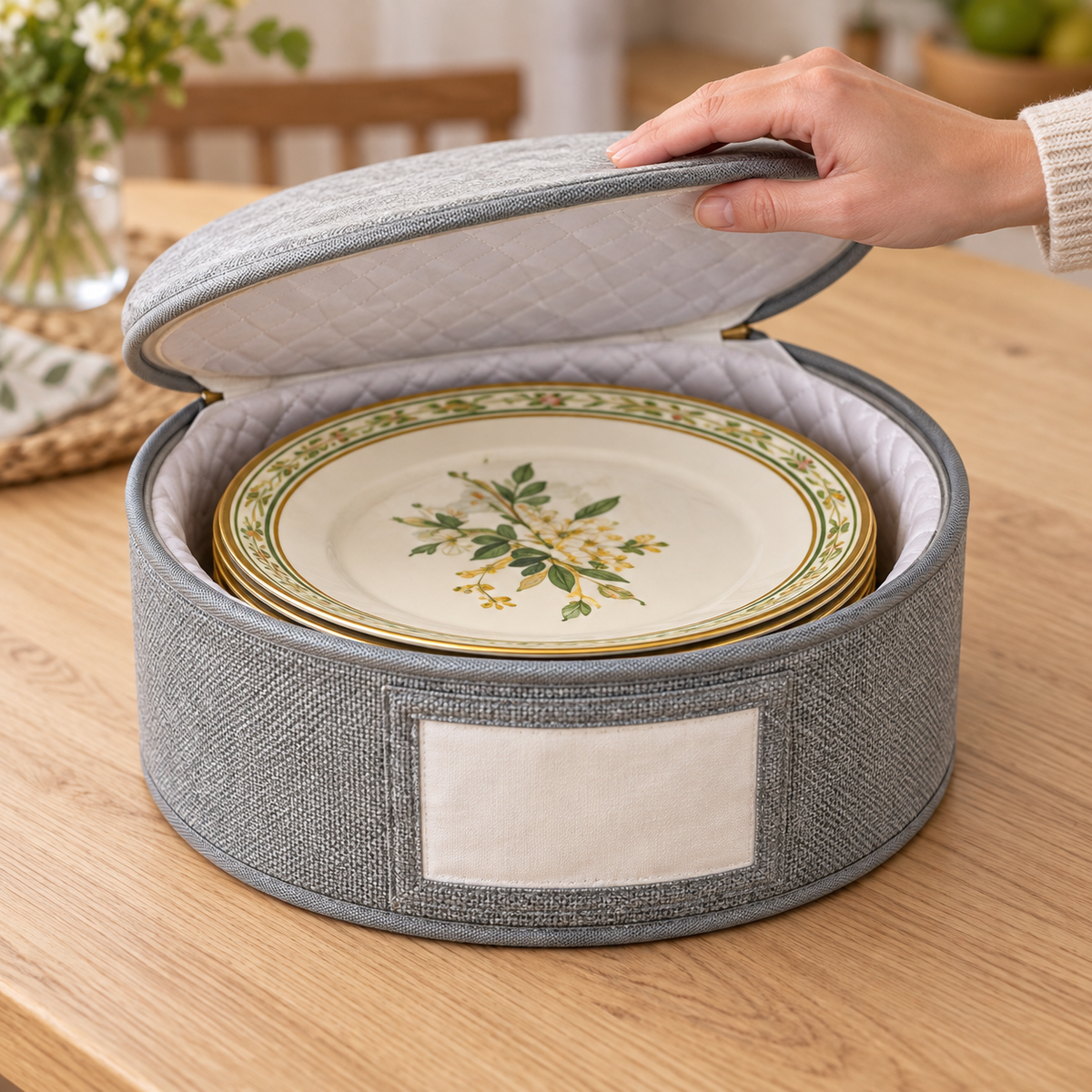 Dinnerware Storage Organizer Set