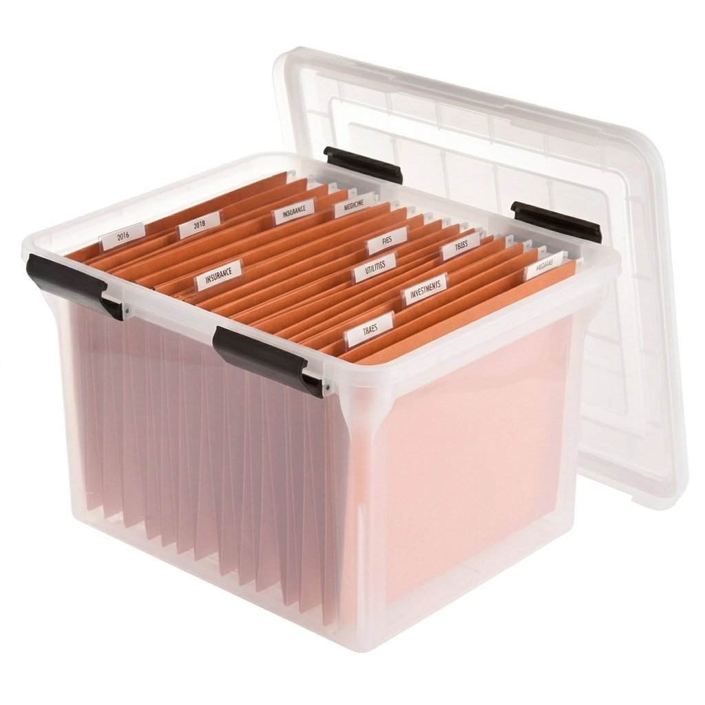 Weathertight File Box Translucent