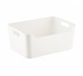 Case of 12 Medium Plastic Bins White